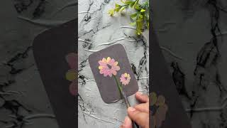 Easy small card painting🎨#painting #miniart #shortvideo #art #aestheticart #artreels