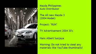 Mazda 3 bk 2004 Model Run Tvc 2004 30s philippines