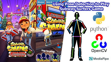 HƯỚNG DẪN Pose Detection để chơi Subway Surfers Game bằng Python | Opencv | Mediapipe