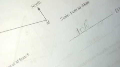 Bearing and Distance, IGCSE Past Paper Feb/March 2022, Question 7 paper 3 core 0580/32