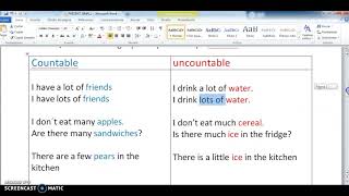 English class quantifiers for 9th grade