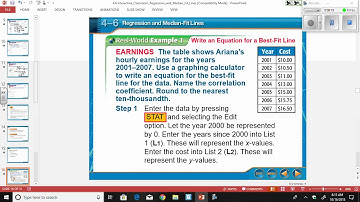4 6 Median and Regression Lines