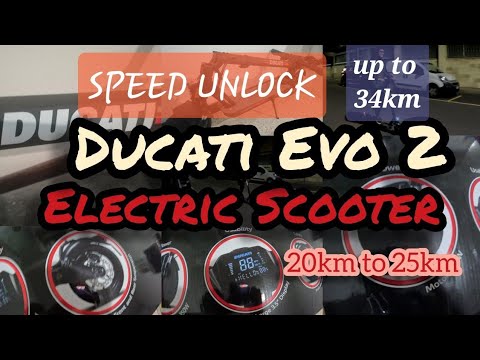 DUCATI ELECTRIC Scooter (how to speed unlock) - YouTube - Electric Ducati Unlock Bike App