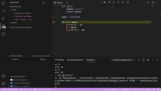 Отладчик в VS Code: базовые возможности (Python)