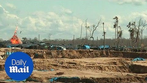 Peru renews raids on illegal Amazonian gold mines - Daily Mail