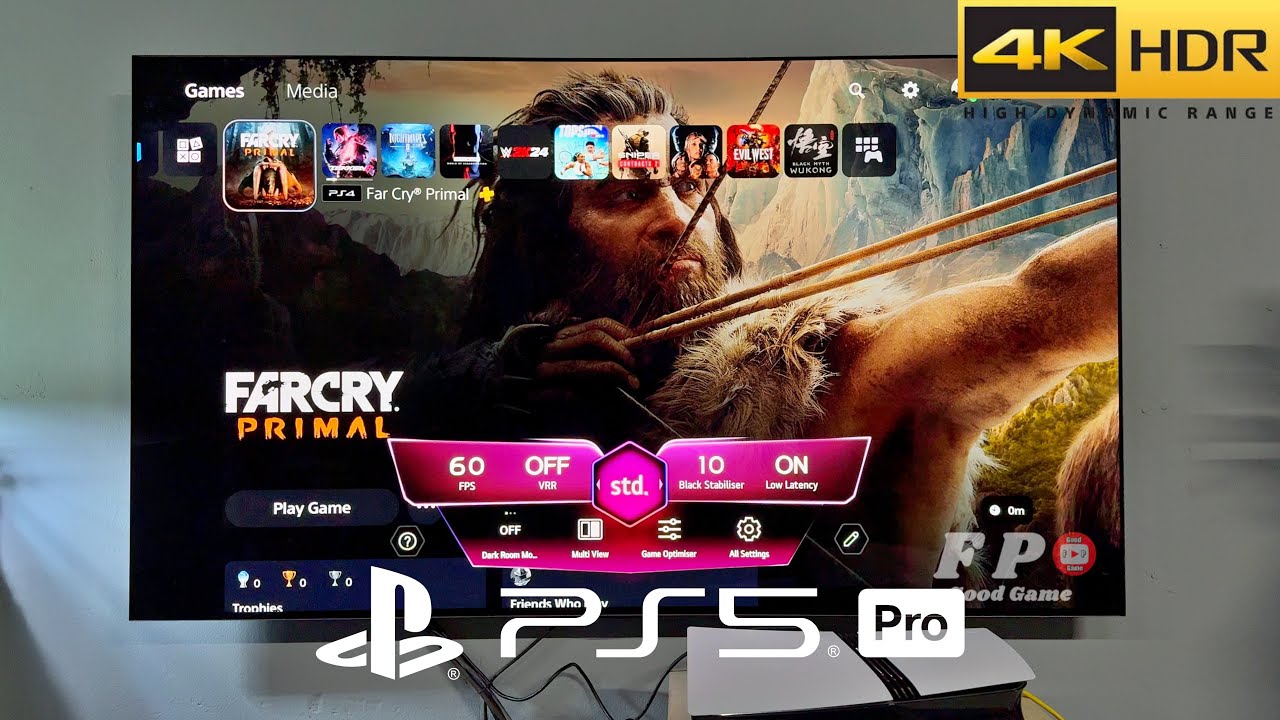 Far Cry Primal PS5 Pro Gameplay With LG Oled TV 4K (ps4 image enhancement)
