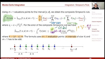 Lecture 2023-1 Session 07: Numerical Methods: Monte-Carlo Method (3/5): Classical Integration