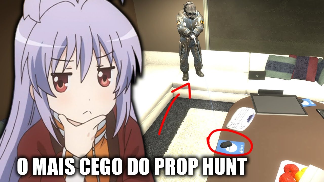 O CARA MAIS CEGO DO PROP HUNT - GMOD 