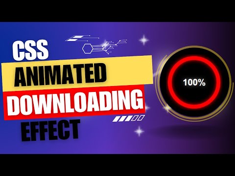 How to Create a downloading Animation in HTML, CSS & JS | DCodeNinja
