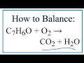 Balancing Chemical Equations