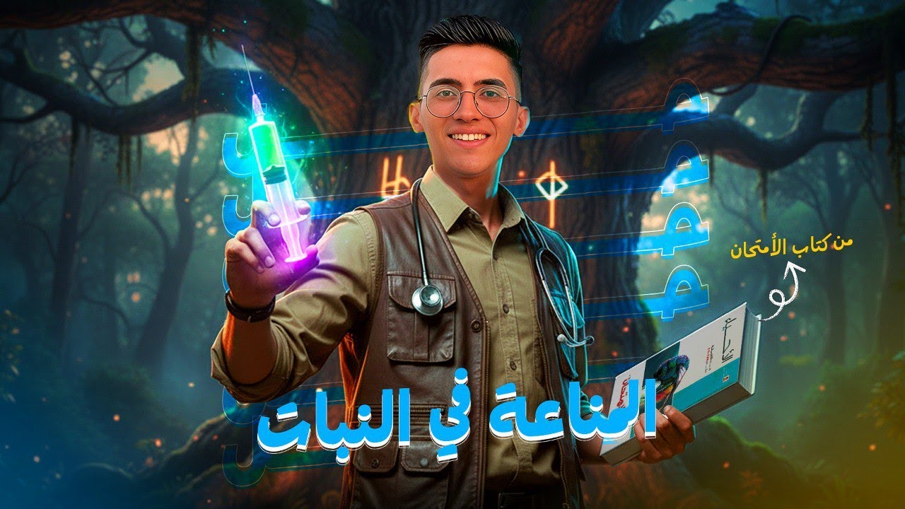 حل المناعة في النبات | كتاب الامتحان 2026 | تالتة ثانوي أحياء | أ.إسحق ذكري🌱 