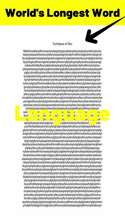 Can You Pronounce the Longest Word in the English Language? #shorts #youtubeshorts #viralshorts
