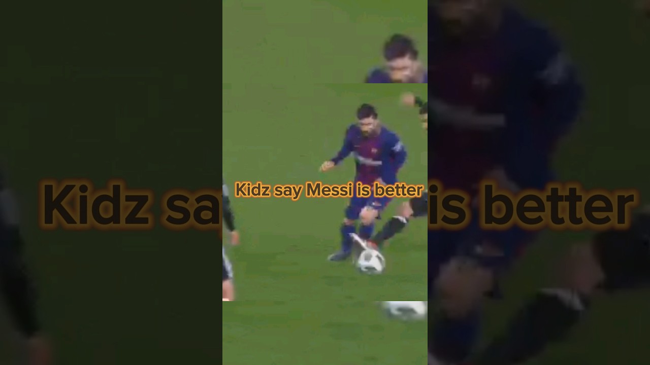 Kidz say messi is better #shorts #messi #viral #trending