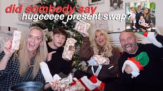 HUGE secret Santa family present swap!!
