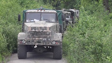 Convoy training at Yavoriv CTC B-Roll