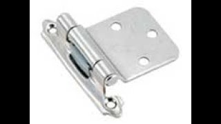 Amerock AMBP7630 26 Polished Chromium Modern Design Face Mount Hinge   1 Pr