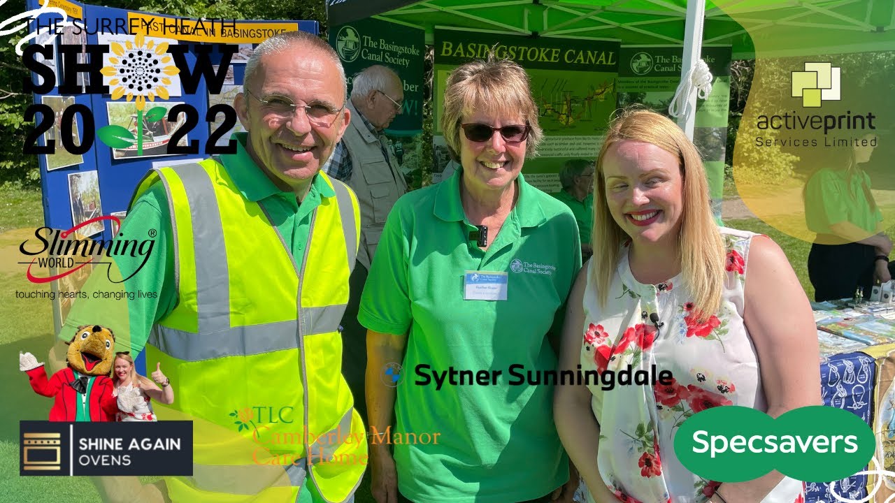 Basingstoke Canal Society Surrey Heath Show 2022 - YouTube