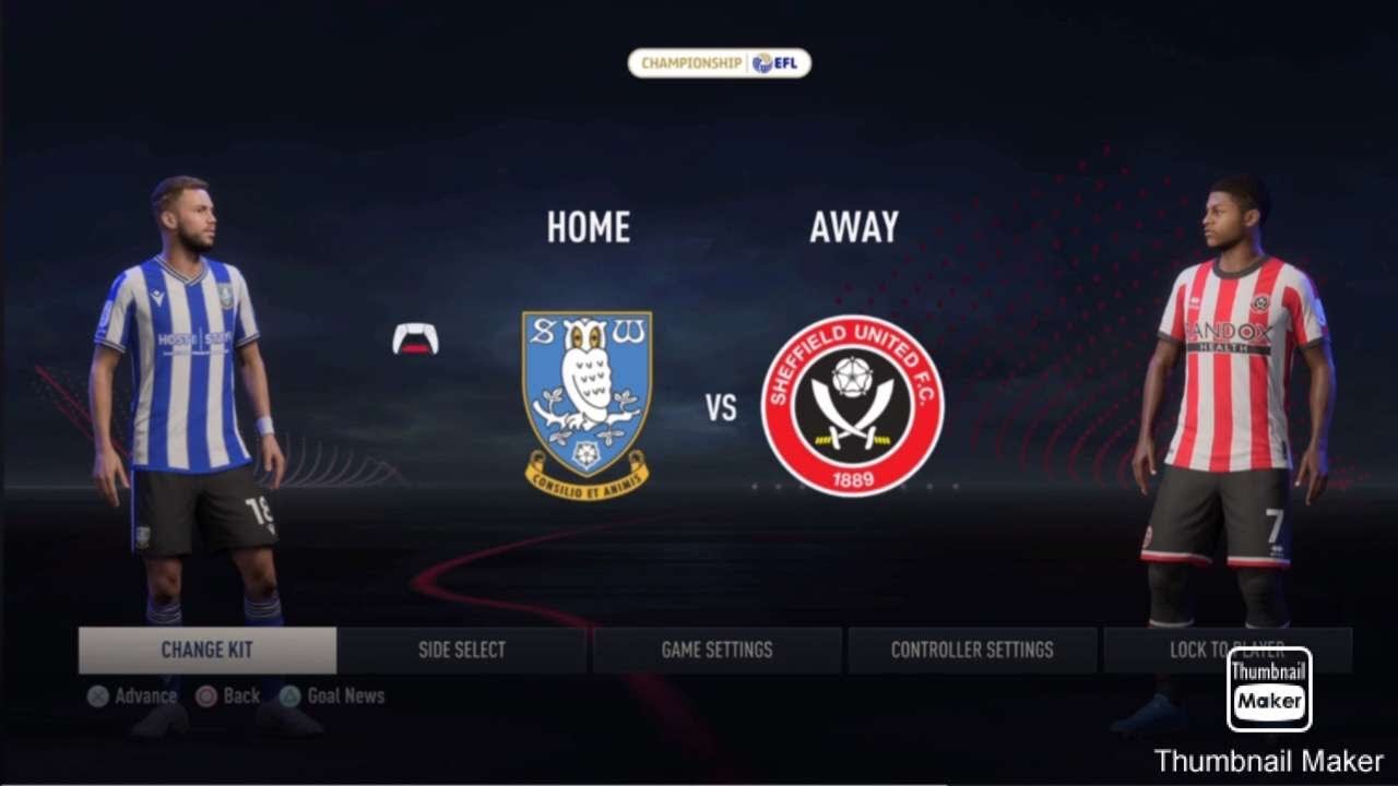 FIFA 23 Sheffield Wednesday vs Sheffield United steel city derby PS5 Full Gameplay