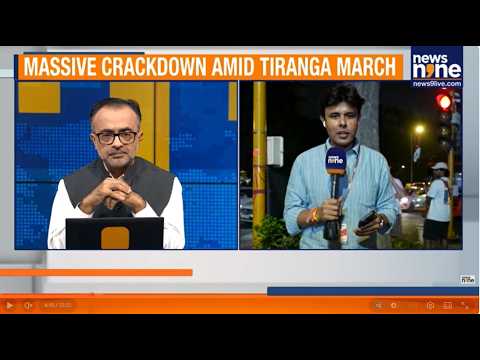 Delhi Tiranga March: CP Fortified, Activists Detained Amid Regime Change Row | News9