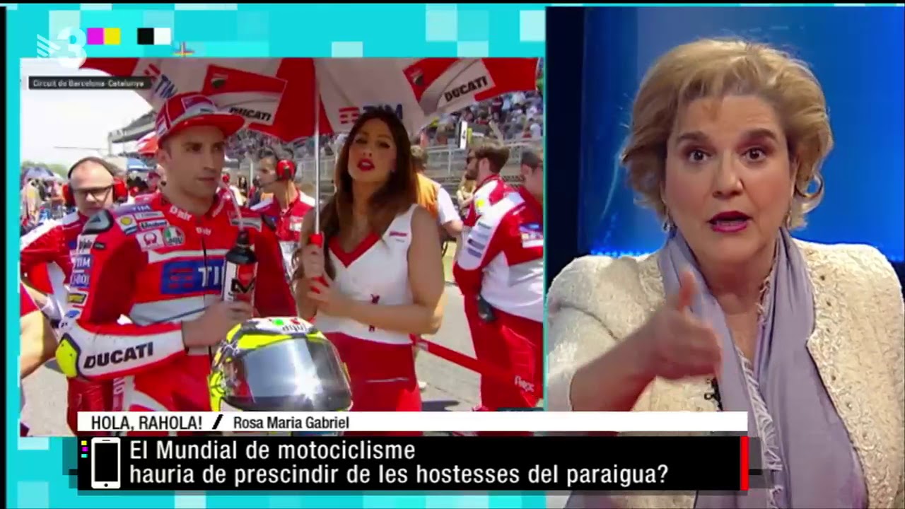 Tot es mou - Pilar Rahola respon una pregunta sobre les hostesses i el motociclisme