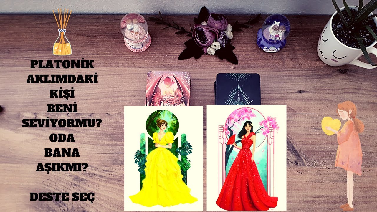 Platonik Aklımdaki Kişi Oda Bana Aşık Mı💯 #tarot #desteseç #platonikaşk