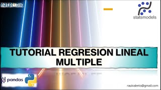 Multiple Linear Regression Tutorial with StatsModels Python | Formula, Coefficient Interpretation...