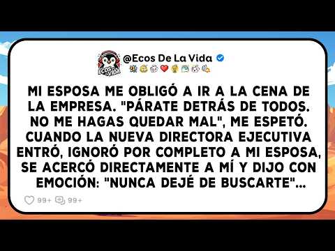 Mi Esposa Dijo: Párate Detrás De Todos. No Me Hagas Quedar Mal. Pero La Reacción De La Directora...
