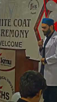 White coat ceremony in kmu ihs swabi