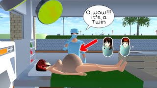 The Pregnant Woman Has a Twin Baby Inside the New Hospital Pregnancy Room In Sakura School Simulator screenshot 2