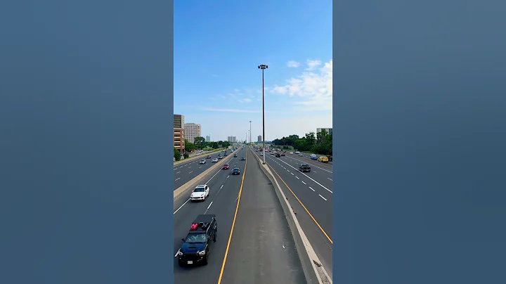 Afternoon traffic #toronto #highway #shorts #youtubeshorts #driving