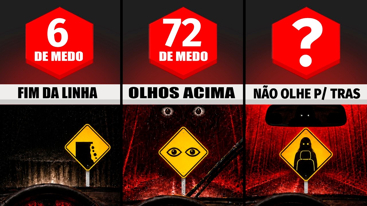 As Placas de Trânsito MAIS ASSUSTADORAS de Todas!