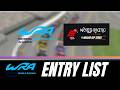 NR2003CL-WRA Entry List for Daytona 500 R1 of R30