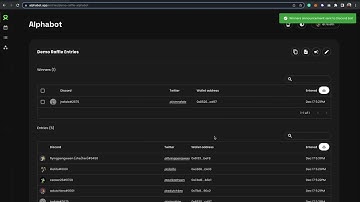 How to Export Raffle Winners from Alphabot