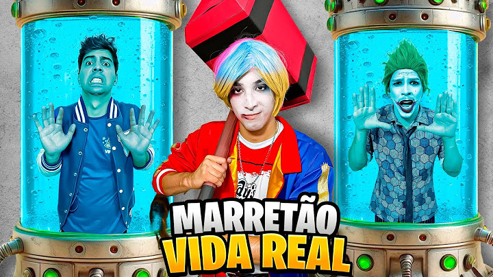 TENTAMOS ESCAPAR DA FERA DO MARRETÃO NA VIDA REAL COM O ARLEQUINO E VILÕES!!