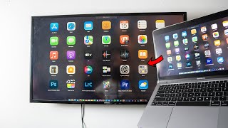 How to Connect MacBook Screen to TV or Monitor (Wirelessly, Free, No WIFI, No Apple TV) 2023 screenshot 1