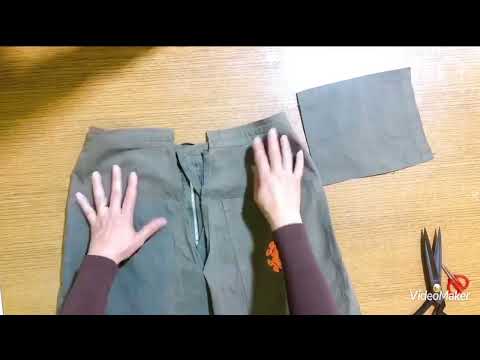 طريقه بسيطه لتوسيع البنطلون النتيجه بجد مبهره