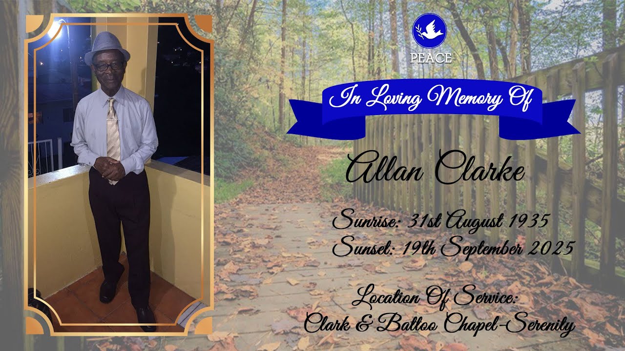 Funeral Tribute Service Of Allan Clarke - YouTube