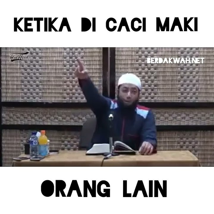Sikap Muslim Ketika Dicaci Maki (Di hina) Orang Lain