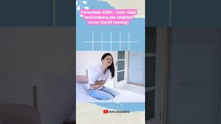 Perbedaan hamil Kosong dan hamil janin tidak berkembang #shorts