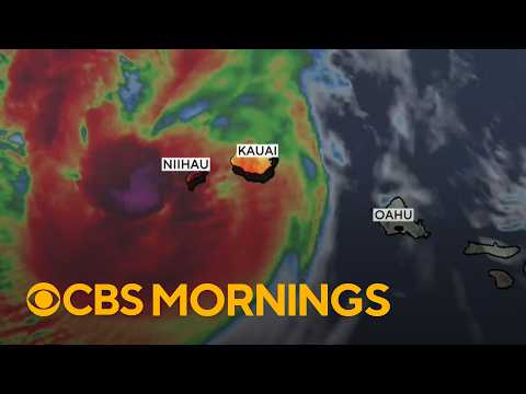 Hurricane Lowell delivers heavy rain, strong winds as it passes by Hawaii