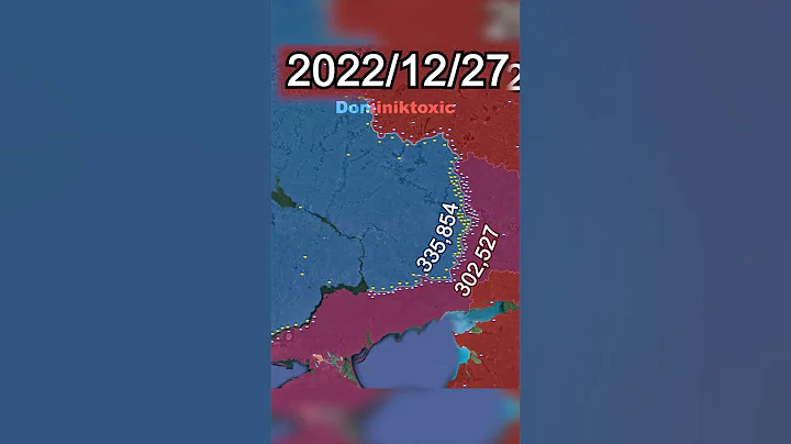 Ukraine War (Start - Present) *Every Day With Units* #shorts #animation #map #news