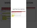 M4R5 Practical question with solution for o level course(3)
