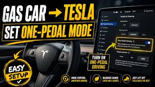 How to Set Up One-Pedal Driving in a Tesla | Beginner Guide