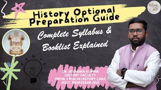History Optional Preparation Guide | 30 Minutes | Complete Syllabus &amp; Booklist Explained #upsc #ias