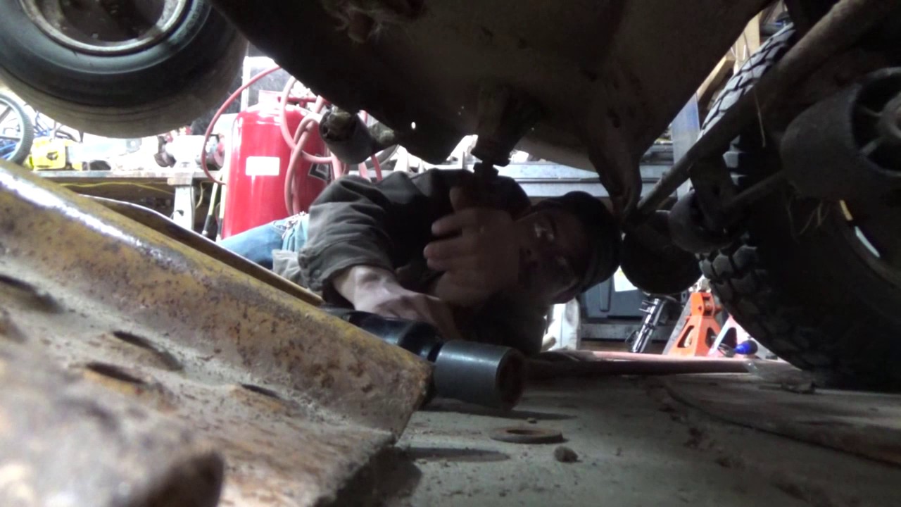wheel horse/ workhorse 48 mower deck repair pt.1 YouTube