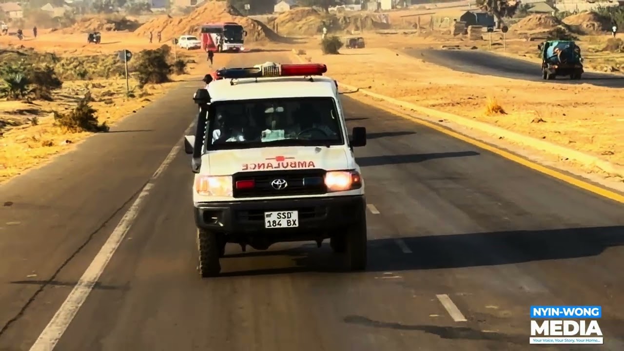 BURIAL CEREMONY OF LATE : MARY ANGETH MACH ADOL IN BOR TOWN AT HER HOME 