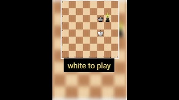 Chess Endgame Pawn | chess pawn endgame #chesstactics #chess #shorts