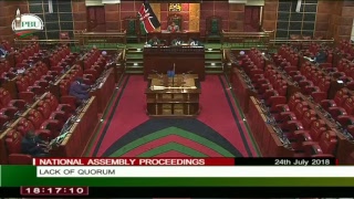 NATIONAL ASSEMBLY 24TH JULY 2018