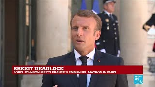 "A choice has been made, we need to implement it," says Macron about Brexit