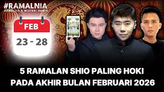 5 RAMALAN SHIO PALING HOKI AKHIR BULAN FEBRUARI 2026‼️RAIH KEBERUNTUNGAN‼️#RAMALNIA